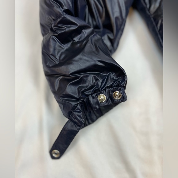 Zara Down Puffer Jacket | Size M | color navy blue - Picture 9 of 9